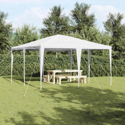 Namiot Imprezowy Biały 400 x 400 x 266 cm Polietylen i Stal