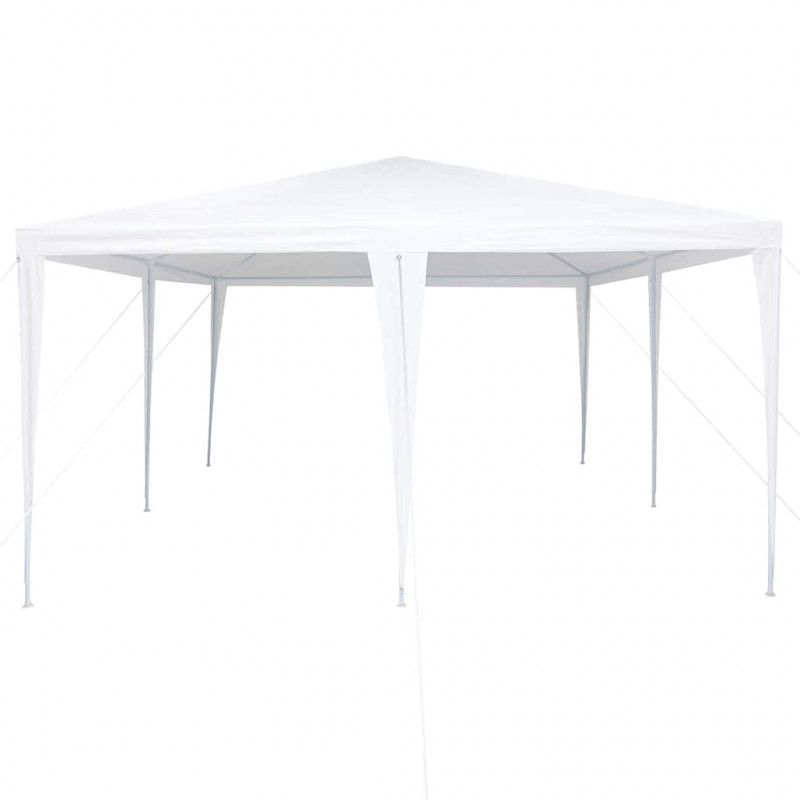 Namiot Imprezowy Biały 400 x 400 x 266 cm Polietylen i Stal