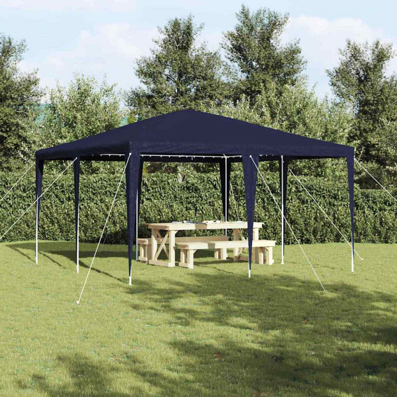 Namiot Imprezowy Niebieski 400 x 400 x 266 cm Polietylen i Stal