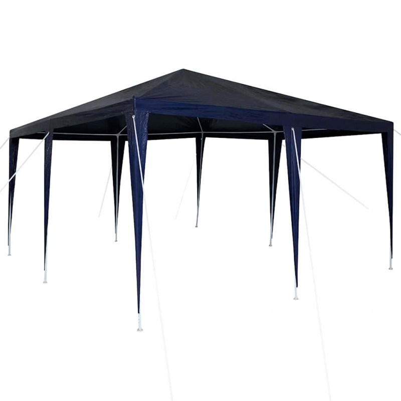 Namiot Imprezowy Niebieski 400 x 400 x 266 cm Polietylen i Stal