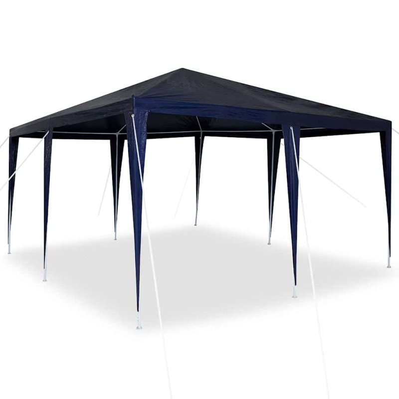 Namiot Imprezowy Niebieski 400 x 400 x 266 cm Polietylen i Stal