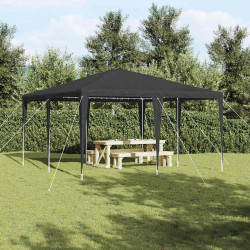 Namiot Imprezowy Antracyt 400 x 400 x 266 cm Polietylen i Stal