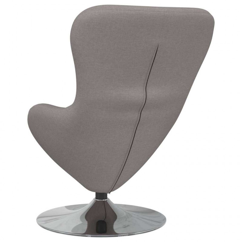 Fotel jajo Ciemnoszary 63 x 73 x 90 cm tkanina