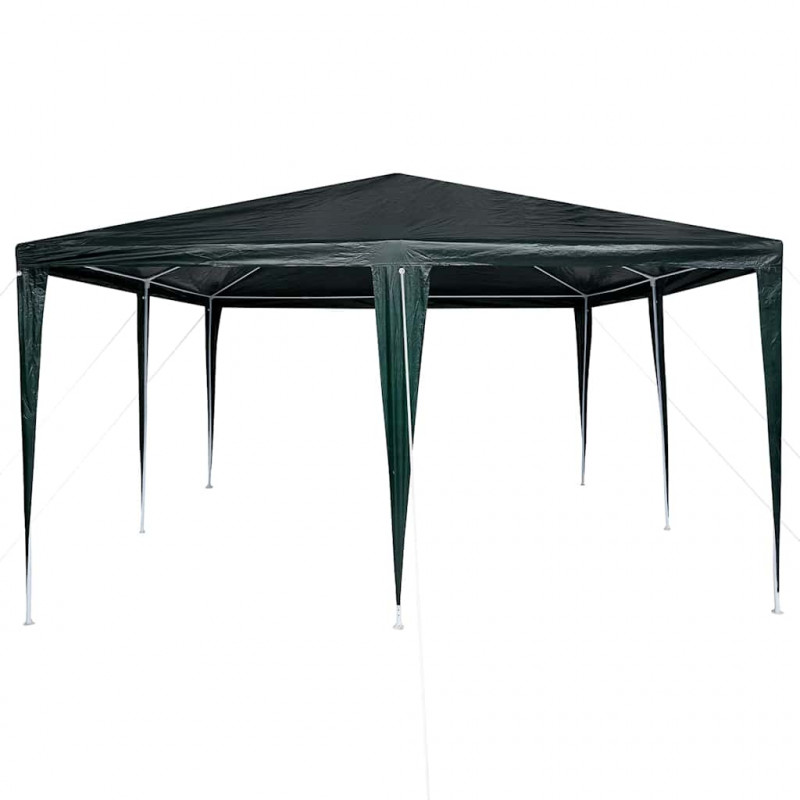 Namiot Imprezowy Zielony 400 x 400 x 266 cm Polietylen i Stal