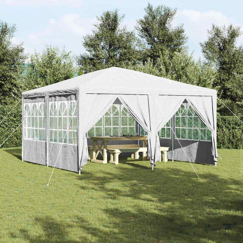 Namiot Imprezowy Biały 400 x 400 x 266 cm Polietylen