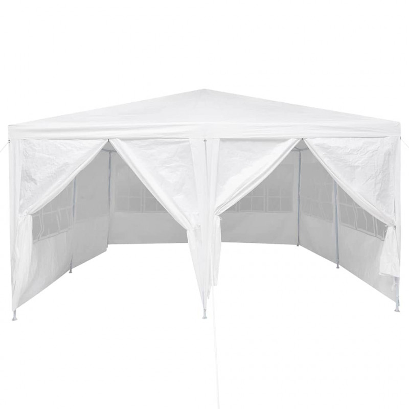 Namiot Imprezowy Biały 400 x 400 x 266 cm Polietylen