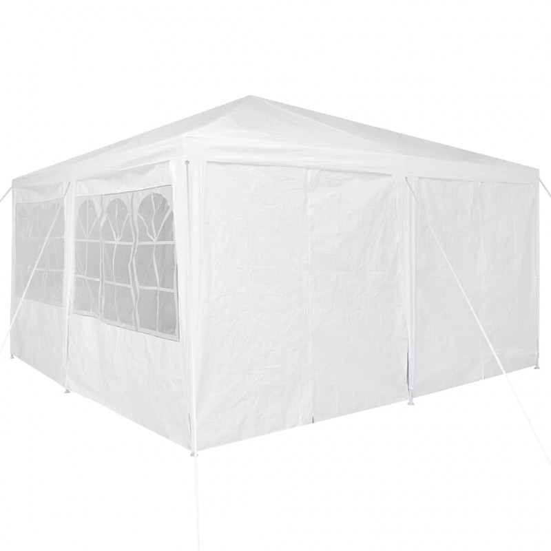 Namiot Imprezowy Biały 400 x 400 x 266 cm Polietylen
