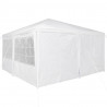 Namiot Imprezowy Biały 400 x 400 x 266 cm Polietylen