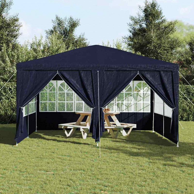 Namiot Imprezowy Niebieski 400 x 400 x 266 cm Polietylen