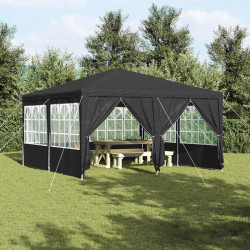 Namiot Imprezowy Antracyt 400 x 400 x 266 cm Polietylen