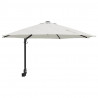 Parasolka ogrodowa piaskowy 248 x 248 x 148 cm Poliester i Stal