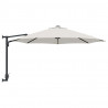 Parasolka ogrodowa piaskowy 248 x 248 x 148 cm Poliester i Stal