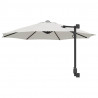Parasolka ogrodowa piaskowy 248 x 248 x 148 cm Poliester i Stal