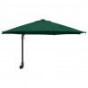 Parasolka ogrodowa Zielony 248 x 248 x 148 cm Poliester i Stal