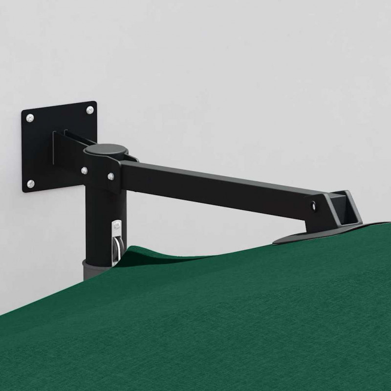 Parasolka ogrodowa Zielony 248 x 248 x 148 cm Poliester i Stal