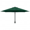 Parasolka ogrodowa Zielony 248 x 248 x 148 cm Poliester i Stal