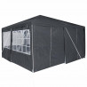 Namiot Imprezowy Antracyt 400 x 400 x 266 cm Polietylen