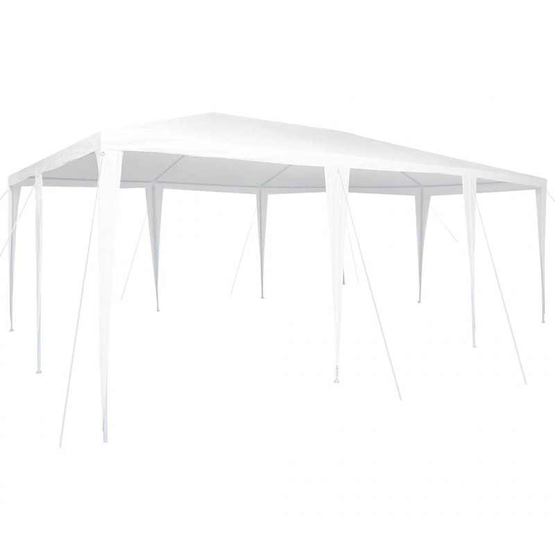 Namiot Imprezowy Biały 600 x 400 x 266 cm Polietylen i Stal