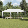 Namiot Imprezowy Biały 600 x 400 x 266 cm Polietylen i Stal