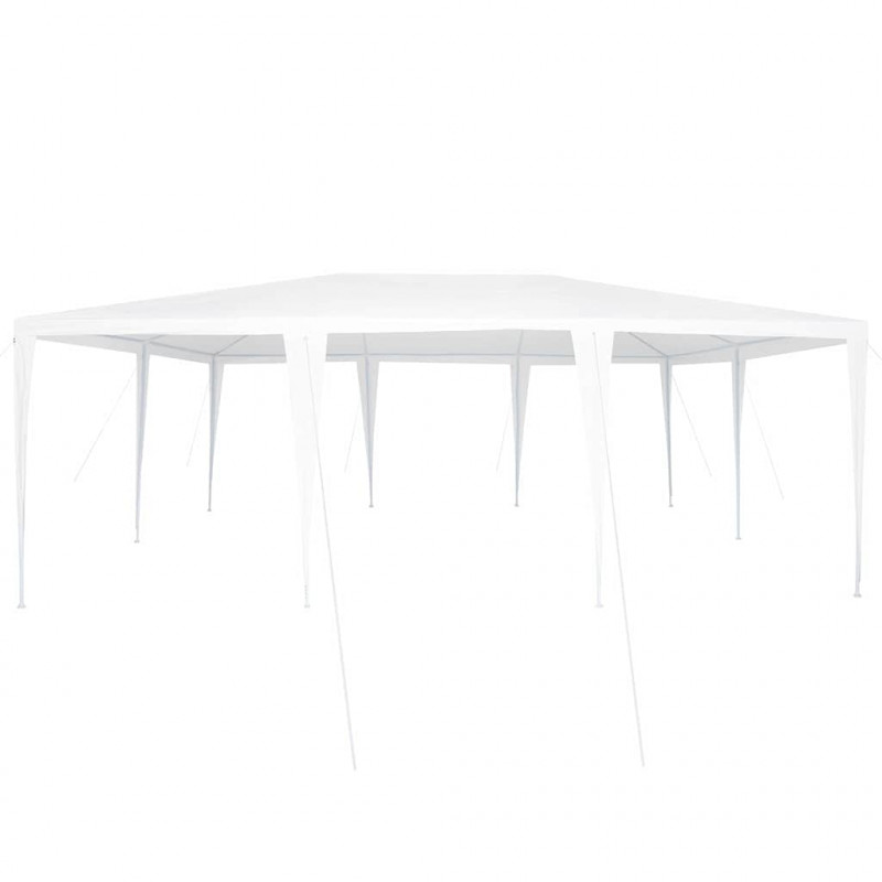 Namiot Imprezowy Biały 600 x 400 x 266 cm Polietylen i Stal