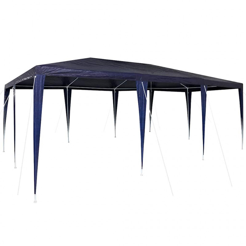 Namiot Imprezowy Niebieski 600 x 400 x 266 cm Polietylen i Stal