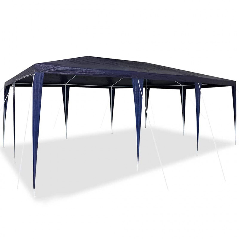 Namiot Imprezowy Niebieski 600 x 400 x 266 cm Polietylen i Stal
