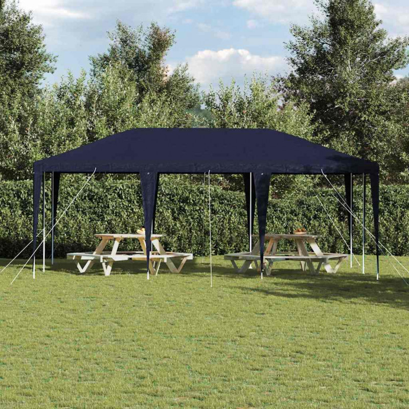 Namiot Imprezowy Niebieski 600 x 400 x 266 cm Polietylen i Stal