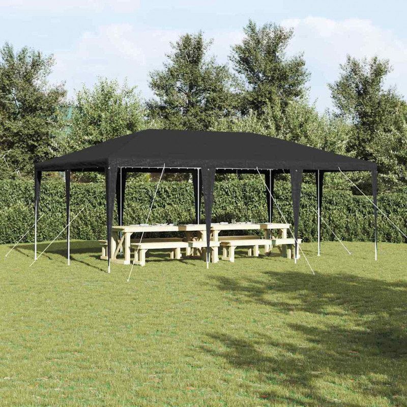 Namiot Imprezowy Antracyt 600 x 400 x 266 cm Polietylen i Stal