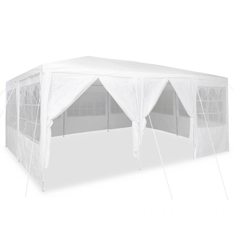 Namiot Imprezowy Biały 600 x 400 x 266 cm Polietylen
