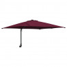Parasolka ogrodowa Bordeaux Czerwony 248,5 x 247,5 x 160 cm