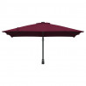Parasolka ogrodowa Bordeaux Czerwony 248,5 x 247,5 x 160 cm