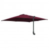 Parasolka ogrodowa Bordeaux Czerwony 248,5 x 247,5 x 160 cm