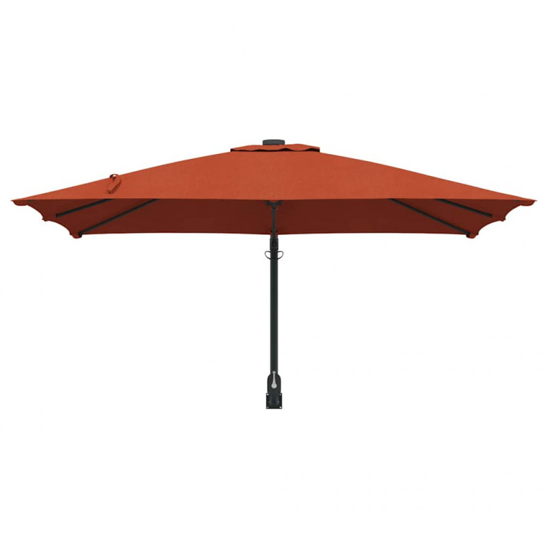 Parasolka ogrodowa terakota 248,5 x 247,5 x 160 cm