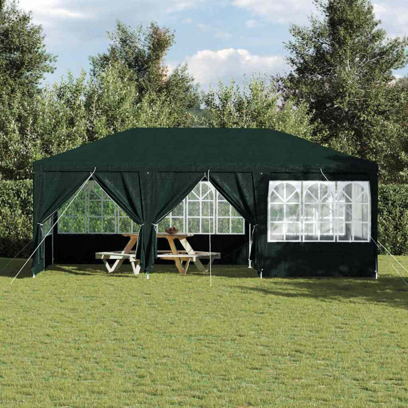 Namiot Imprezowy Zielony 600 x 400 x 266 cm Polietylen