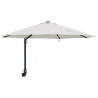 Parasolka ogrodowa piaskowy 248 x 248 x 148 cm Poliester i Stal