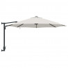 Parasolka ogrodowa piaskowy 248 x 248 x 148 cm Poliester i Stal