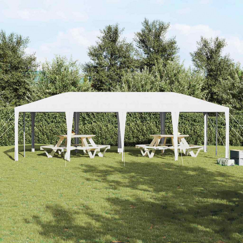 Namiot Imprezowy Biały 800 x 400 x 266 cm Polietylen i Stal