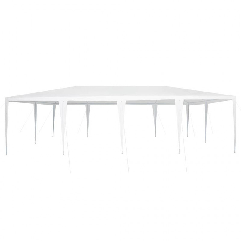 Namiot Imprezowy Biały 800 x 400 x 266 cm Polietylen i Stal