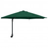 Parasolka ogrodowa Zielony 248 x 248 x 148 cm Poliester i Stal