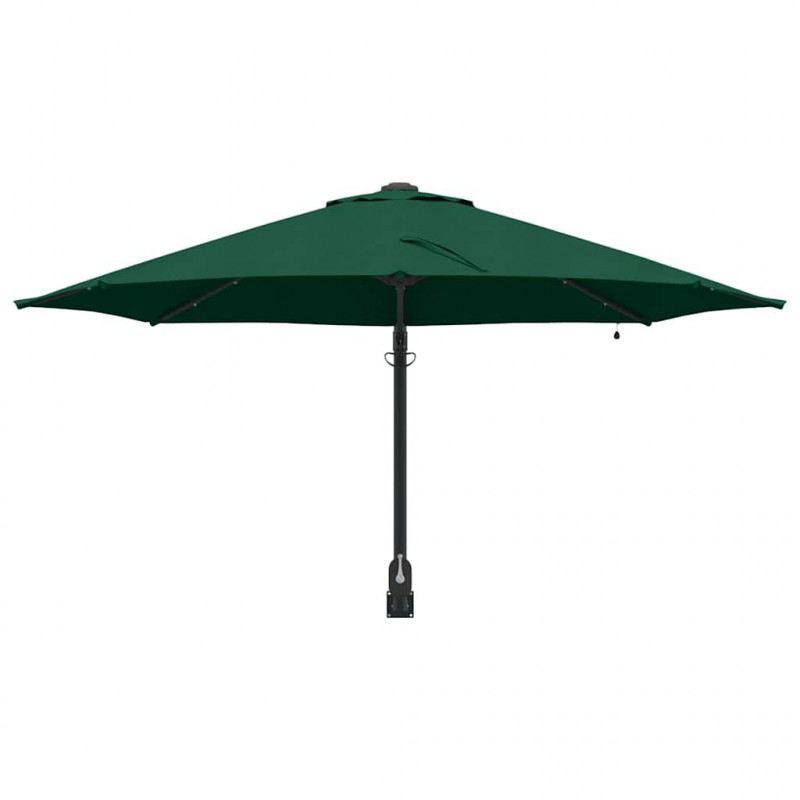 Parasolka ogrodowa Zielony 248 x 248 x 148 cm Poliester i Stal