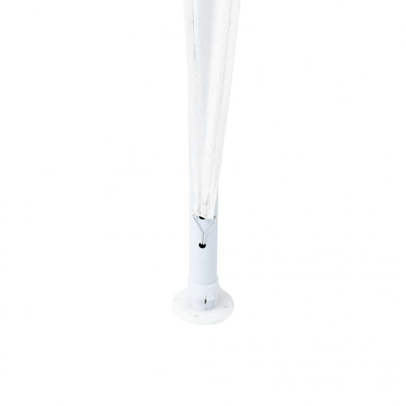 Namiot Imprezowy Biały 800 x 400 x 266 cm Polietylen i Stal