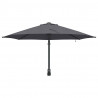 Parasolka ogrodowa Antracyt 248 x 248 x 148 cm Poliester i Stal