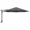 Parasolka ogrodowa Antracyt 248 x 248 x 148 cm Poliester i Stal