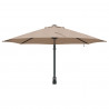 Parasolka ogrodowa Ze LED Lights Ciemnoszary 248 x 248 x 148 cm