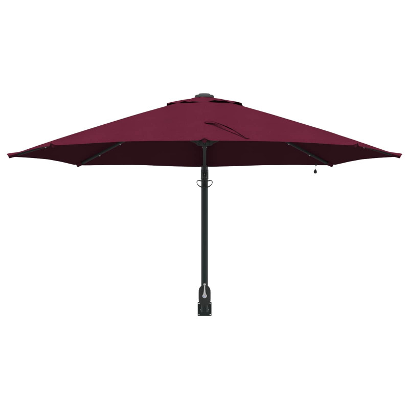 Parasolka ogrodowa Bordeaux Czerwony 248 x 248 x 148 cm