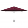 Parasolka ogrodowa Bordeaux Czerwony 248 x 248 x 148 cm