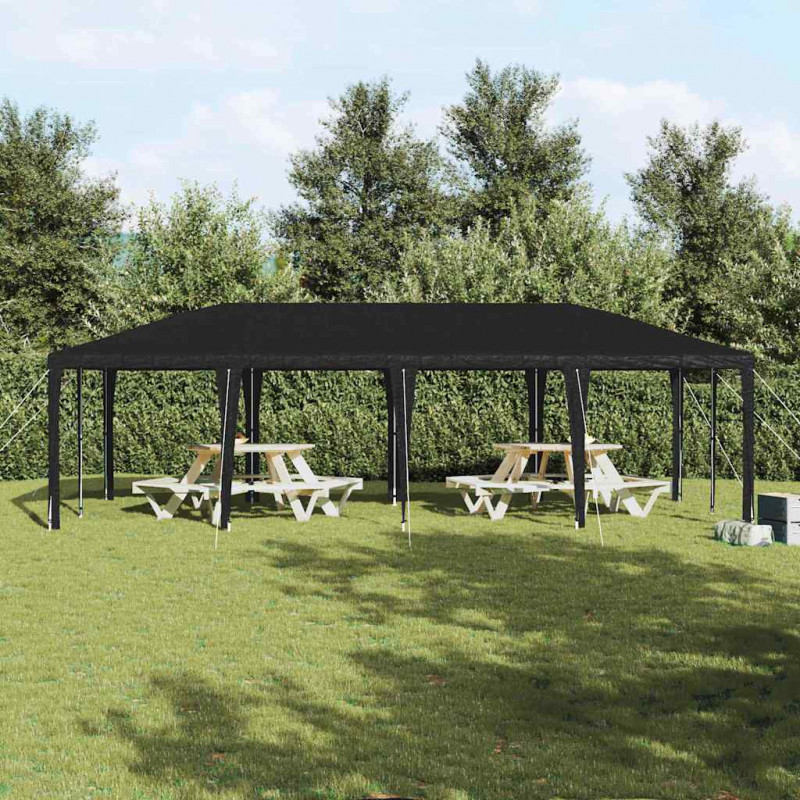 Namiot Imprezowy Antracyt 800 x 400 x 266 cm Polietylen i Stal