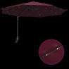 Parasolka ogrodowa Bordeaux Czerwony 248 x 248 x 148 cm