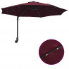 Parasolka ogrodowa Bordeaux Czerwony 248 x 248 x 148 cm