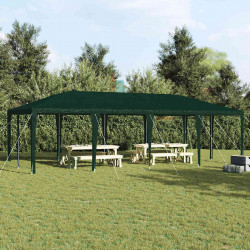 Namiot Imprezowy Zielony 800 x 400 x 266 cm Polietylen i Stal